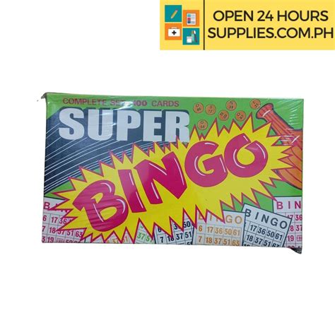 bingo set for sale in the philippines|Bingo Set (HBW) Complete Set Super 100s .